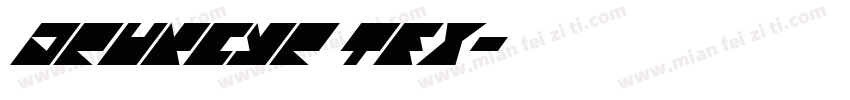 drukcyr tex字体转换